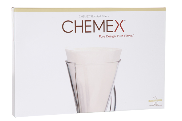 Chemex filters ongevouwen vorm halve maan voor coffeemaker CM-1C S100