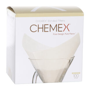Chemex filters wit vierkant voorgevouwen 6-8-10-kops-100 stuks